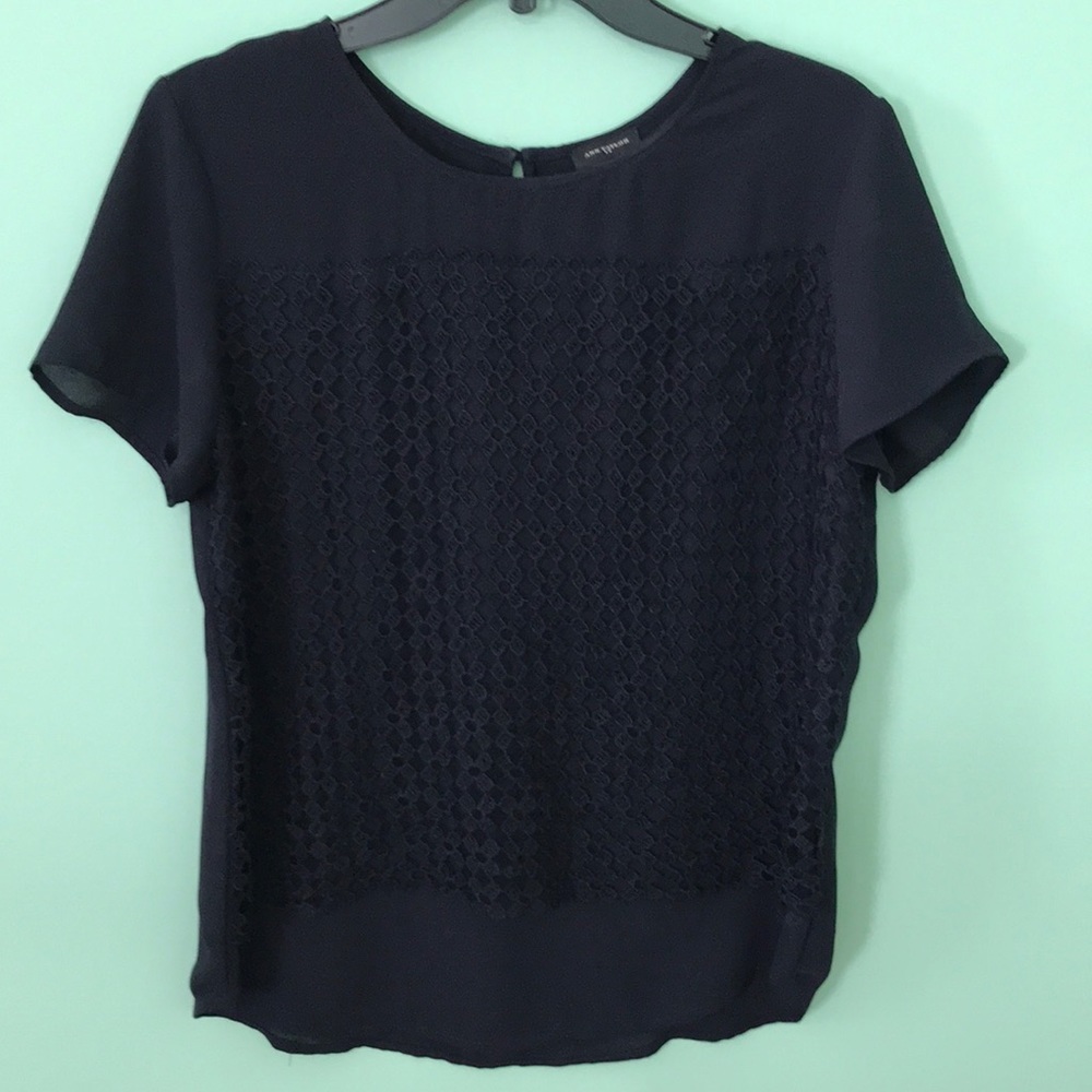 Ann Taylor short sleeve blouse